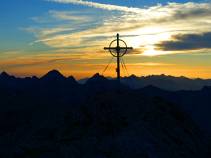 Sonnenaufgang, Reise: Bergwanderwoche rund um Oberstdorf - ohne Bergbahn