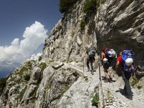 Wanderer, Reise: Brenta Klettersteige
