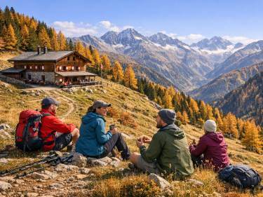Wandern im Herbst