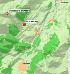 Karte Vorbereitungstour für eine Alpenüberquerung