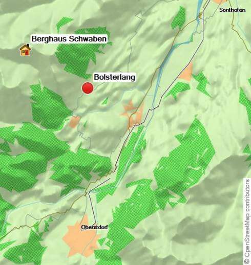 Karte Vorbereitungstour für eine Alpenüberquerung, 3-tägige geführte Wanderreise