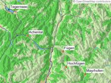 Karte Alpenüberquerung vom Tegernsee nach Sterzing mit Gepäcktransport