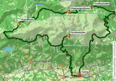 Karte Umrundung Wilder Kaiser