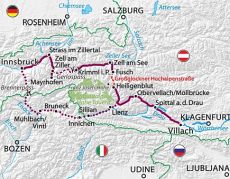 Radreise Tauern, Großglockner und Krimml Wasserfälle