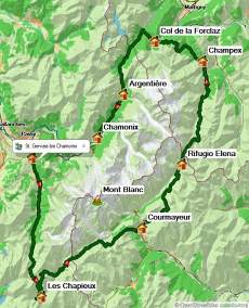 Mont Blanc Umrundung mit Komfort